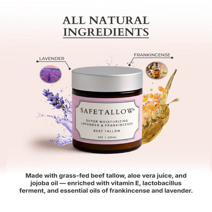 SAFETALLOW® Grass-Fed Beef Tallow Moisturizer